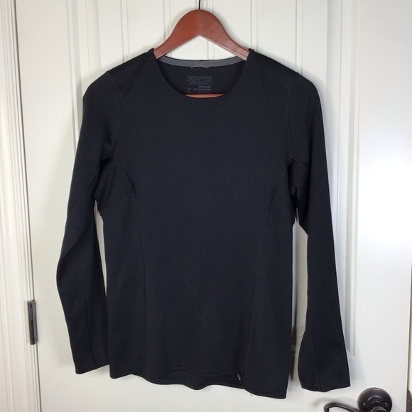 Patagonia Capilene Midweight Crew in Black Size Small. - Picture 2 of 8